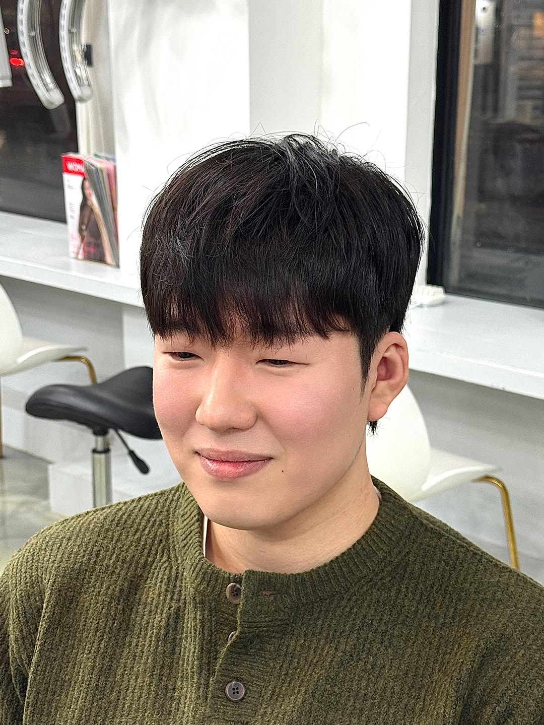 댄디 리프컷 스타일